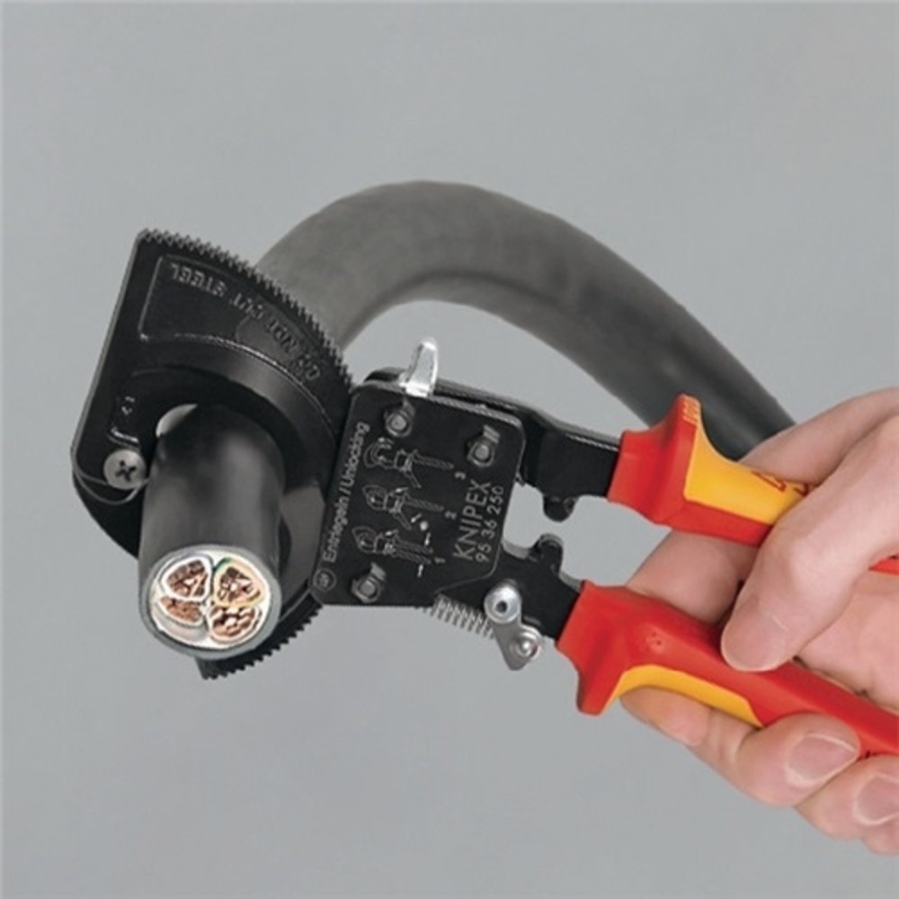 Produktabbildung Nr. 2: Kabelschneider Gesamt-L.320mm max.60 (600 mm²)mm pol.2-K.-Hüllen VDE KNIPEX
