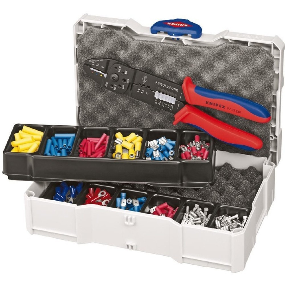 Produktabbildung: Knipex Kabelverbindersortiment 301-tlg.0,5-6 mm² Sortimentskoffer