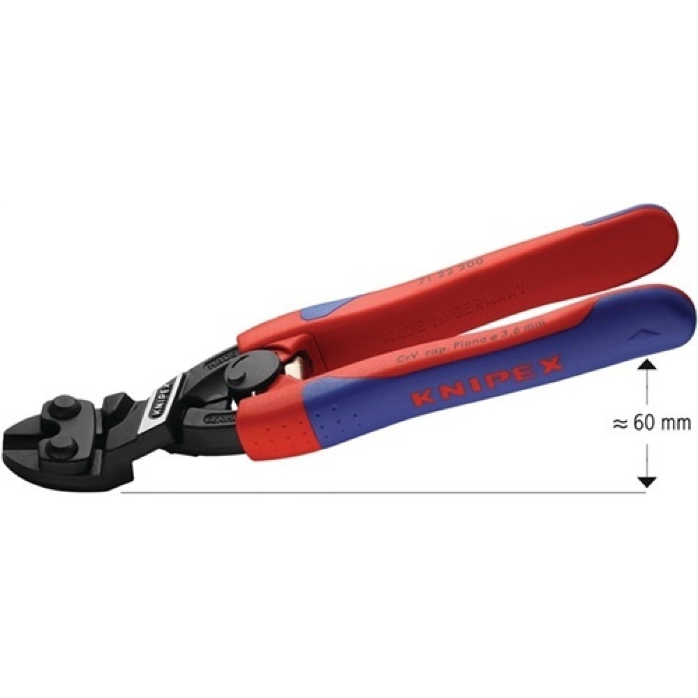 Produktabbildung: Kompaktbolzenschneider CoBolt L.200mm 2K-Hülle 20Grad