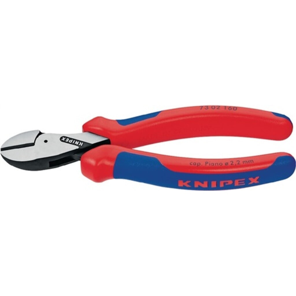 Kompaktseitenschneider X-Cut® L.160mm Kopf pol.2K-Hülle KNIPEX Produktabbildung: Kompaktseitenschneider X-Cut® L.160mm Kopf pol.2K-Hülle KNIPEX