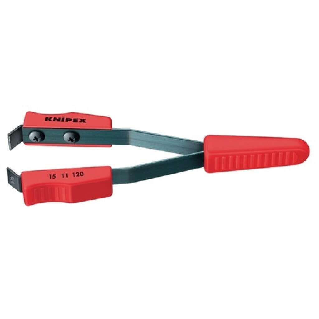 Lackabziehpinzette Gesamt-L.120mm Abisolierwerte 0,6 mm² KNIPEX Produktabbildung: Lackabziehpinzette Gesamt-L.120mm Abisolierwerte 0,6 mm² KNIPEX