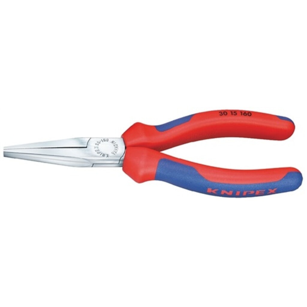 Langbeckzange Gesamt-L.160mm Kopf pol.halbrd.Ku.-Überzug KNIPEX Produktabbildung: Langbeckzange Gesamt-L.160mm Kopf pol.halbrd.Ku.-Überzug KNIPEX