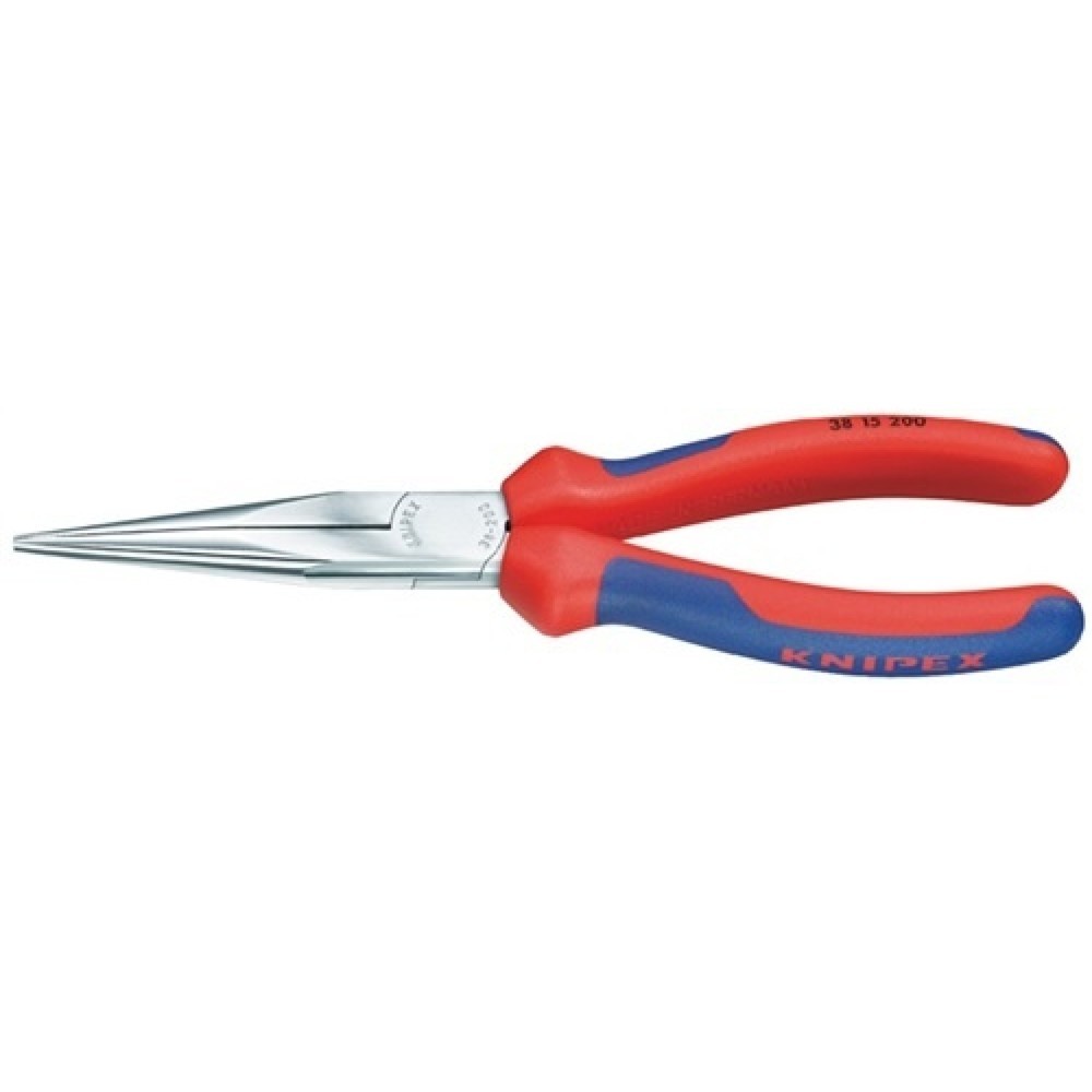 Produktabbildung: Mechanikerzange DIN ISO 5745 L.200mm Form 1 ger.2K-Hülle verchr.KNIPEX