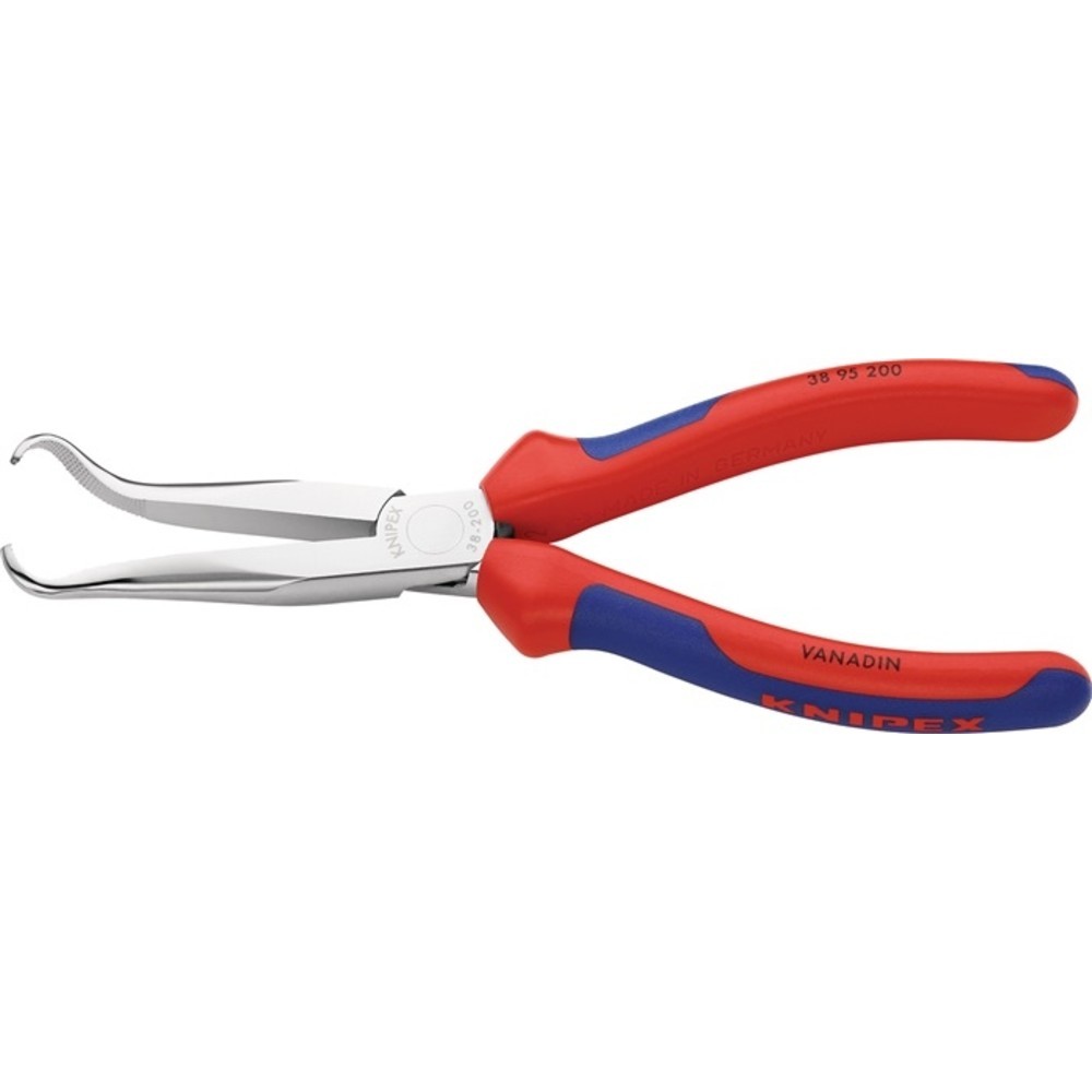 Produktabbildung Nr. 2: KNIPEX Mechanikerzange L.200mm Form 9 45Grad gew.Mehrkomp.-Hülle verchr