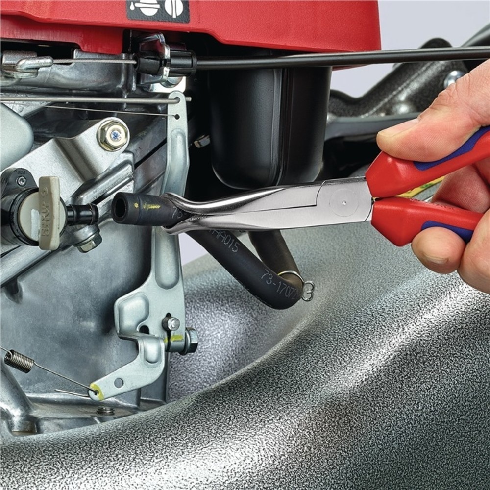 Produktabbildung Nr. 7: KNIPEX Mechanikerzange L.200mm Form 9 45Grad gew.Mehrkomp.-Hülle verchr