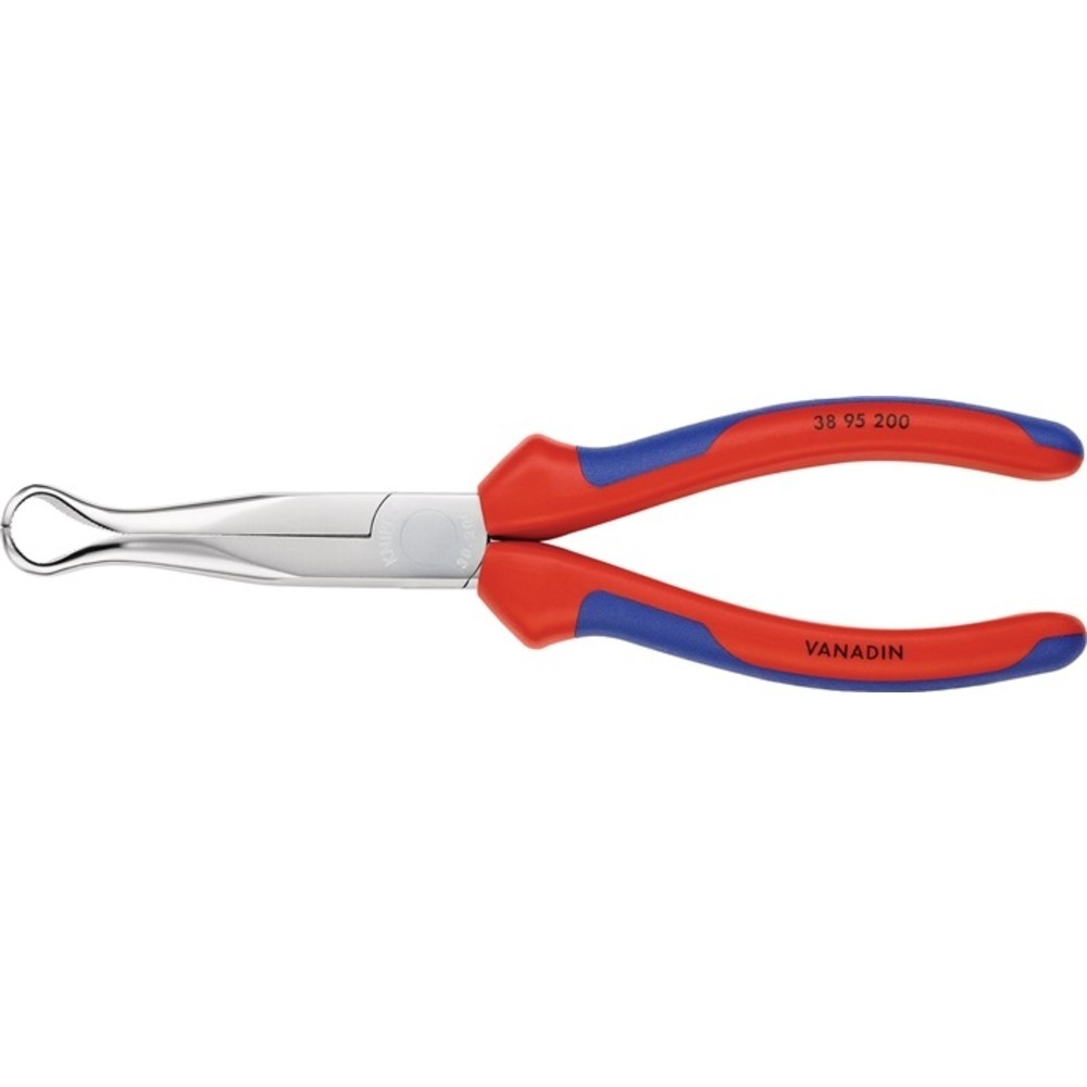 Produktabbildung Nr. 8: KNIPEX Mechanikerzange L.200mm Form 9 45Grad gew.Mehrkomp.-Hülle verchr