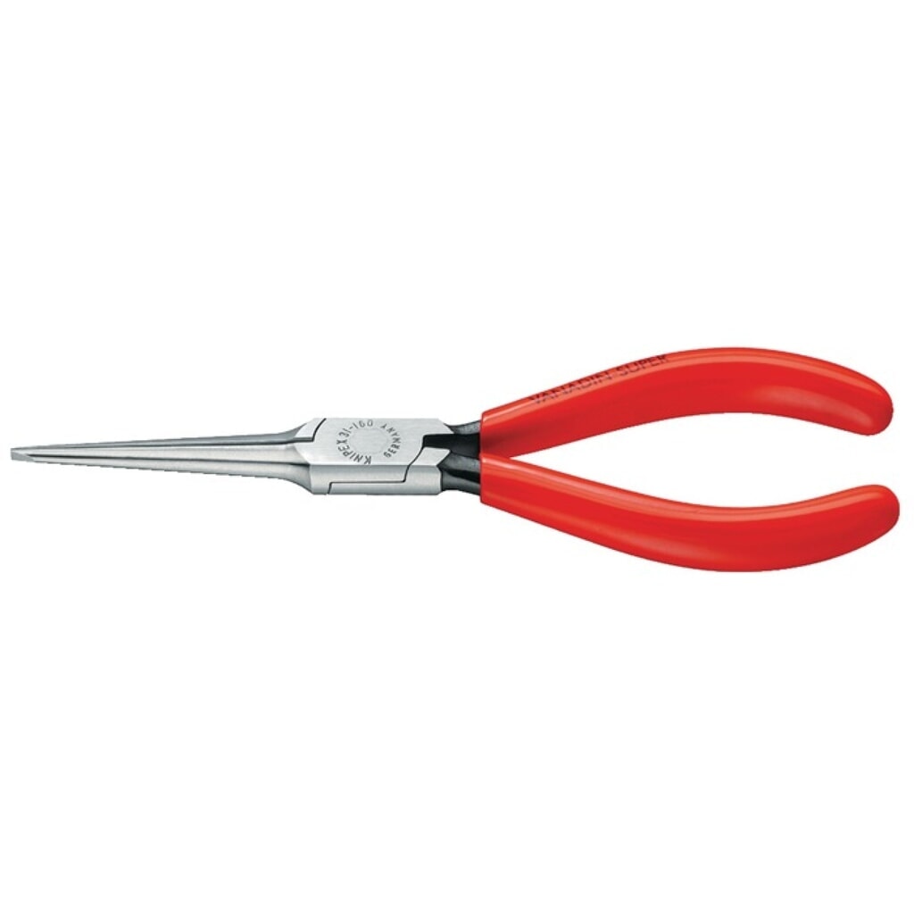 Produktabbildung: KNIPEX Nadelzange L.160mm ger.schwarz atram.Ku.-Überzug