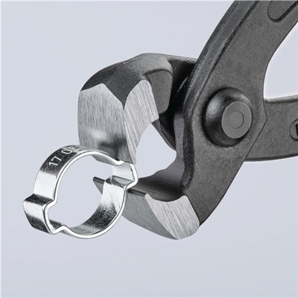 Produktabbildung Nr. 2: Ohrklemmenzange Gesamt-L.220mm Kopf schwarz atram.Kunststoff-Überzug KNIPEX