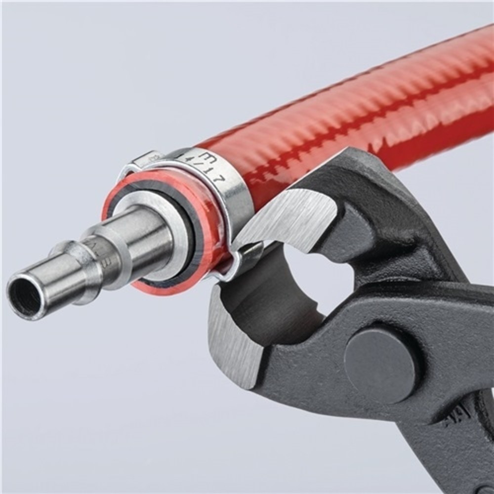 Produktabbildung Nr. 3: Ohrklemmenzange Gesamt-L.220mm Kopf schwarz atram.Kunststoff-Überzug KNIPEX