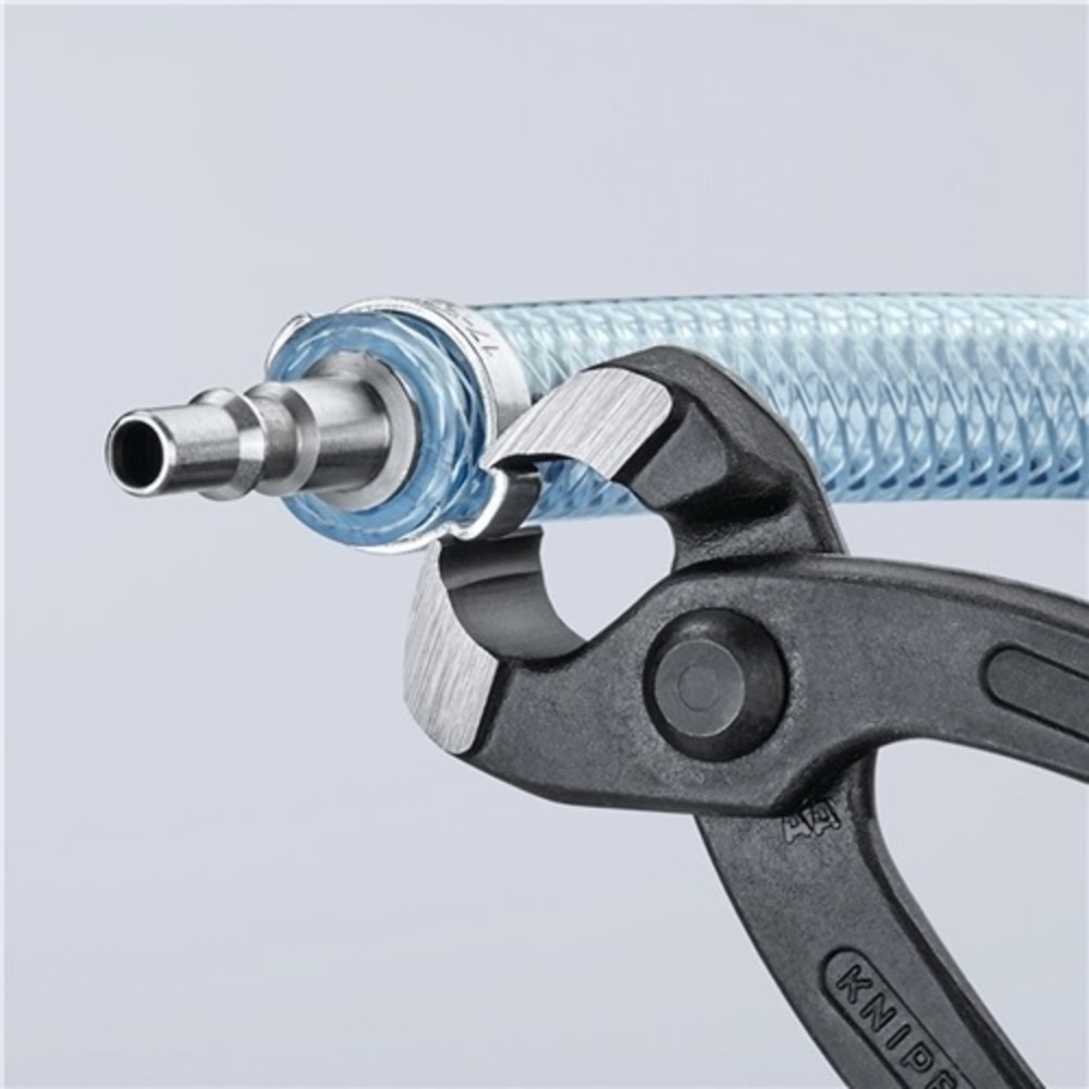 Produktabbildung Nr. 4: Ohrklemmenzange Gesamt-L.220mm Kopf schwarz atram.Kunststoff-Überzug KNIPEX