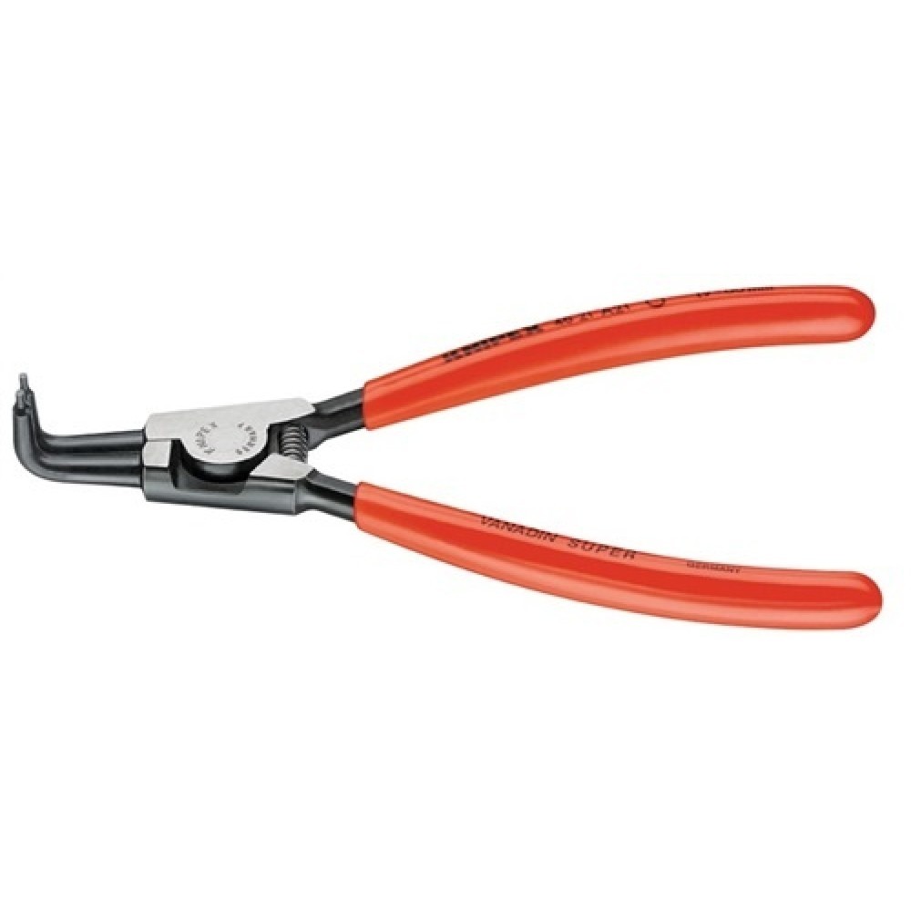 Produktabbildung: Außensicherungsringzange A 11 f.Wellen D.10-25mm 90Grad gew.pol.L.125mm KNIPEX