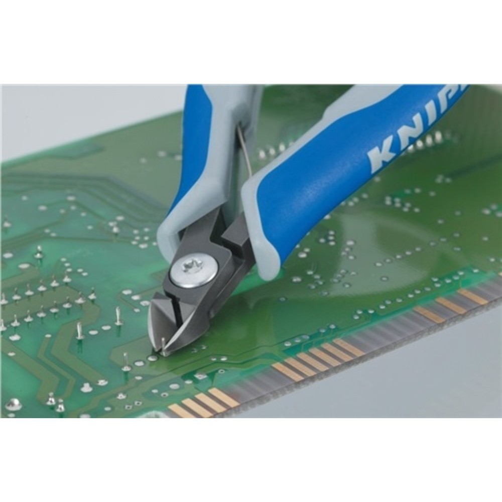 Produktabbildung Nr. 4: Elektron.Seitenschneider L.125mm pol. rd. sehr kl.Facette m.2Komp.-Hüllen