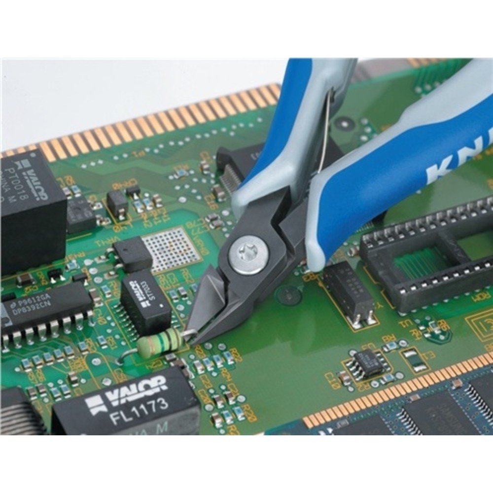 Produktabbildung Nr. 5: Elektron.Seitenschneider L.125mm pol. rd. sehr kl.Facette m.2Komp.-Hüllen