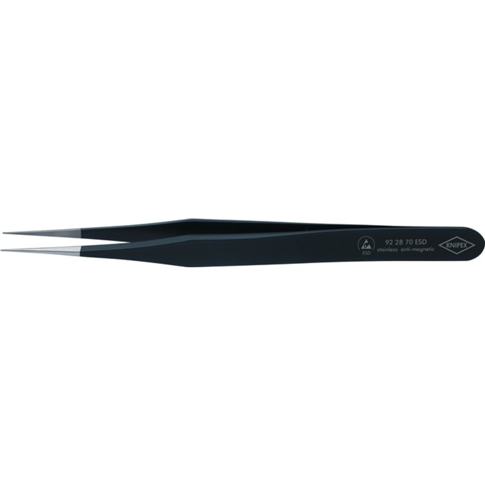 Produktabbildung Nr. 2: Knipex Präzisionspinzette Länge 110 mm gerade fein rostfrei, antimagn., elektr. ableitend