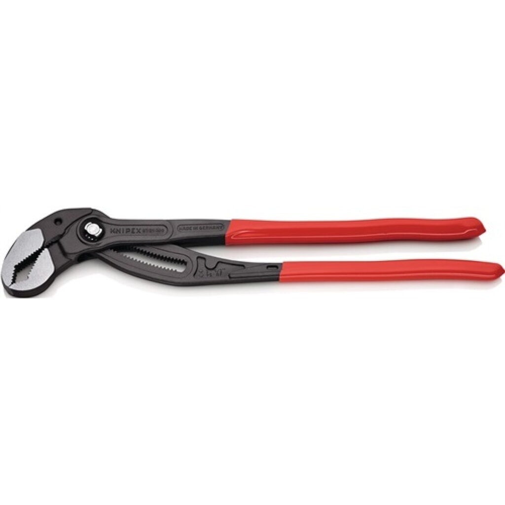 Wasserpumpenzange Cobra L.400mm pol. Spann-W.95mm KNIPEX m.Ku.-Überzug Produktabbildung: Wasserpumpenzange Cobra L.400mm pol. Spann-W.95mm KNIPEX m.Ku.-Überzug
