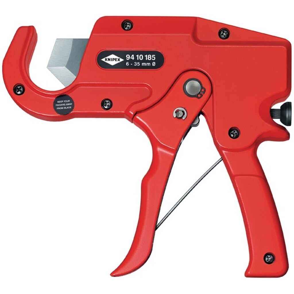 Knipex Rohrschneider f.Rohre D.6-35mm L.185mm Aluminium-Druckguss Produktabbildung: Knipex Rohrschneider f.Rohre D.6-35mm L.185mm Aluminium-Druckguss