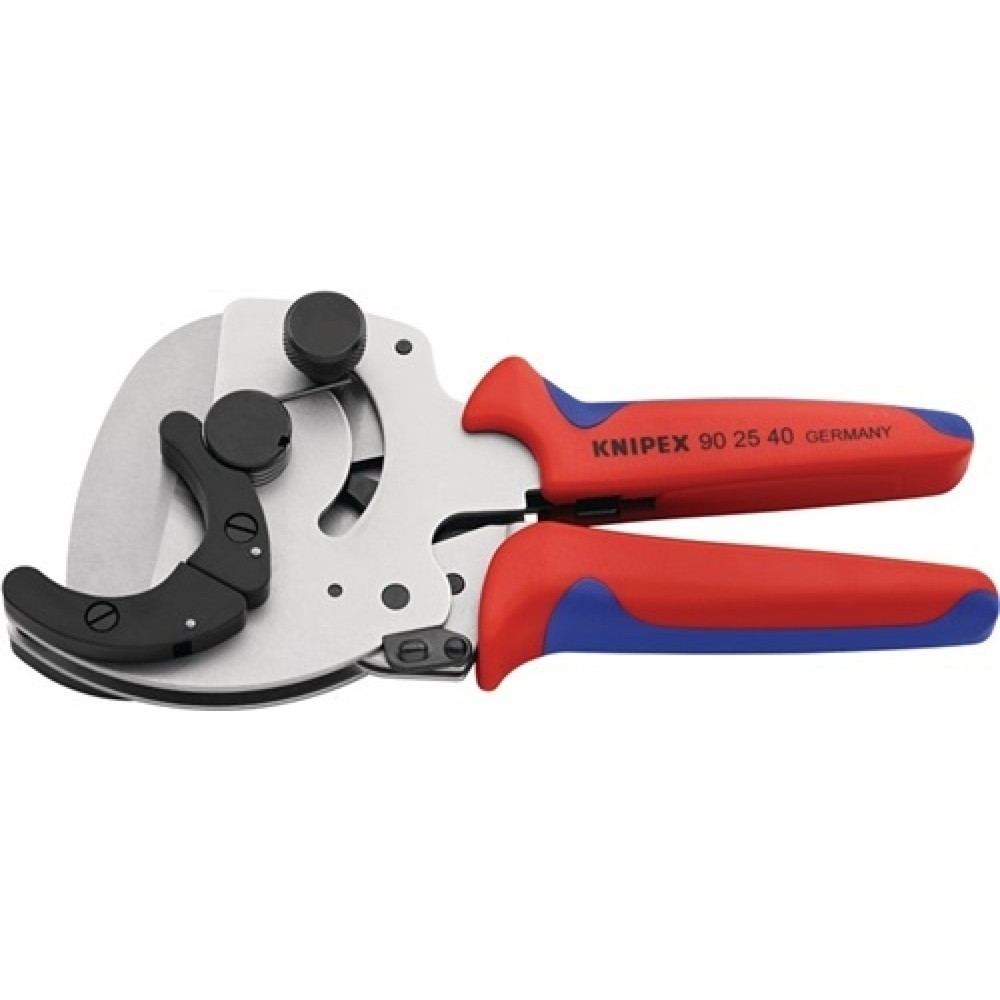 Produktabbildung: Rohrschneider L.210mm verzinkt 2-K.Griff für Rohre D.26,0 bis 40,0mm Knipex