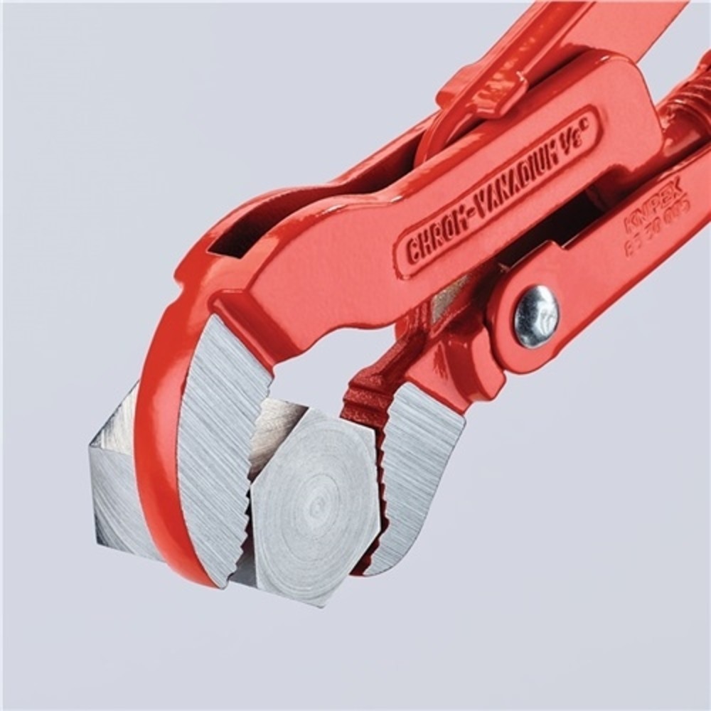 Produktabbildung Nr. 2: Rohrzange DIN 5234 L.320mm 1Zoll S-Maul rot pulverbesch.CV. KNIPEX