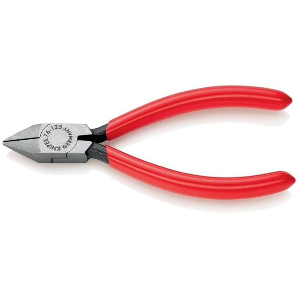 Produktabbildung: Knipex Seitenschneider, Länge 125 mm Form 8 Facette ja, klein, Kopf poliert