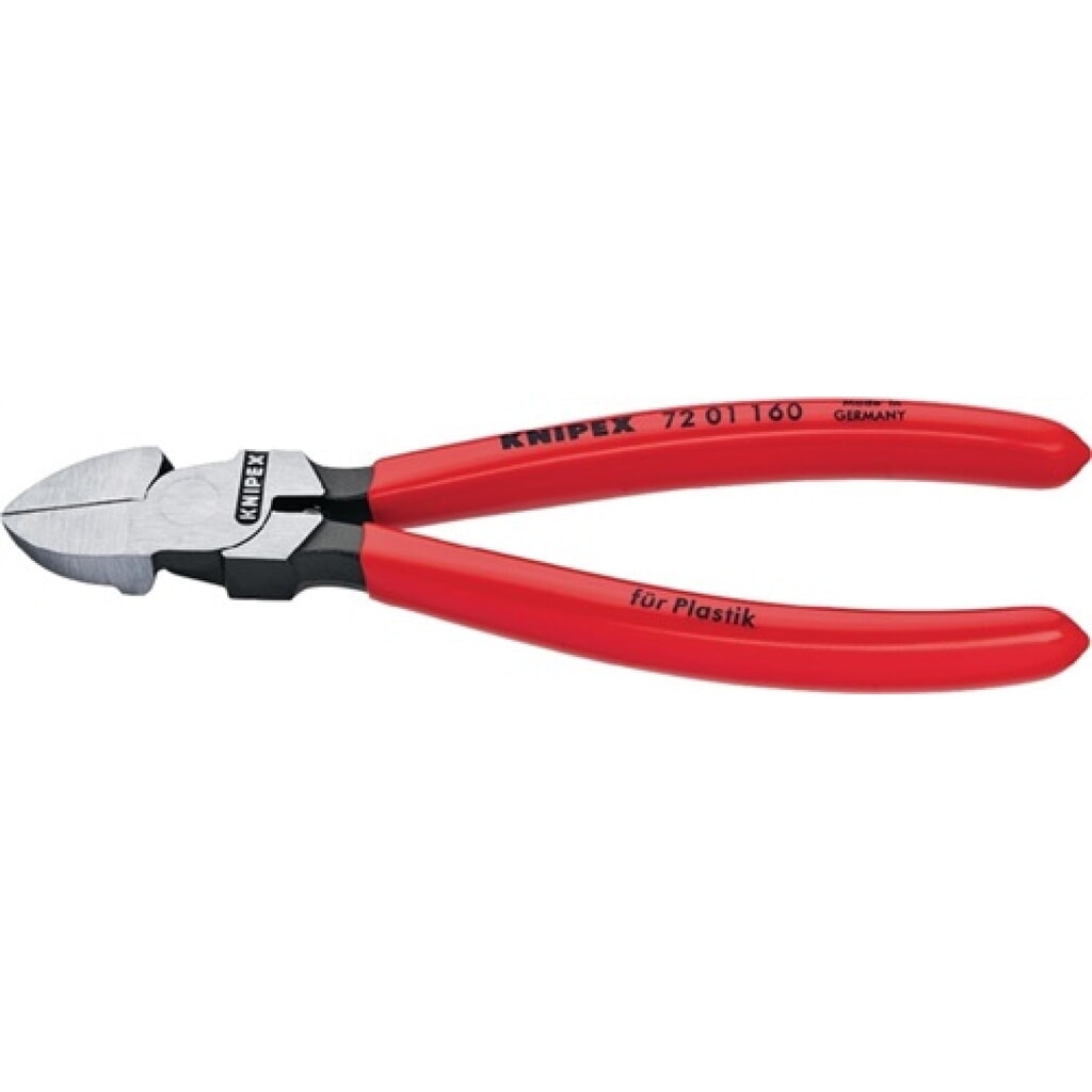 Seitenschneider f.Ku.DIN ISO 5743 Gesamt-L.160mm pol.ger.Ku.-Überzug KNIPEX Produktabbildung: Seitenschneider f.Ku.DIN ISO 5743 Gesamt-L.160mm pol.ger.Ku.-Überzug KNIPEX