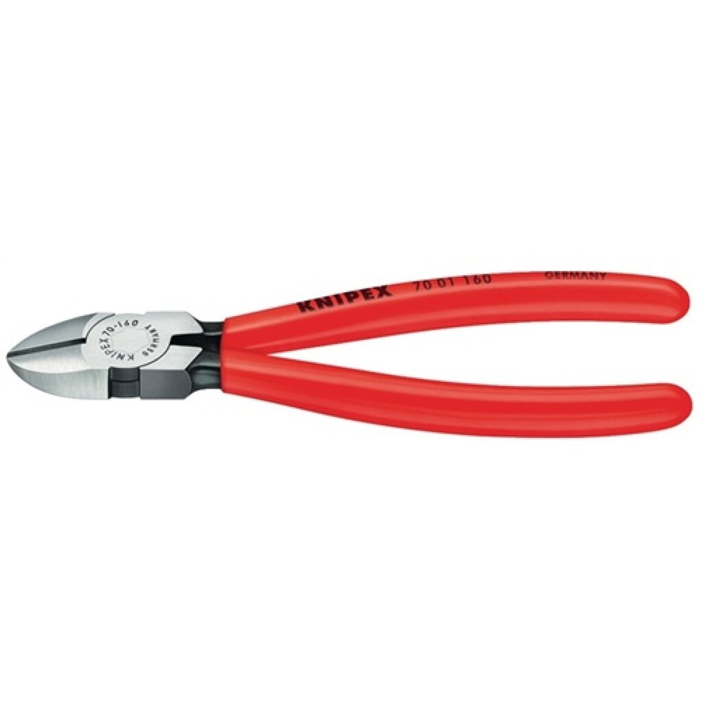 Seitenschneider L.110mm Kopf pol.Ku.-Überzug KNIPEX Produktabbildung: Seitenschneider L.110mm Kopf pol.Ku.-Überzug KNIPEX