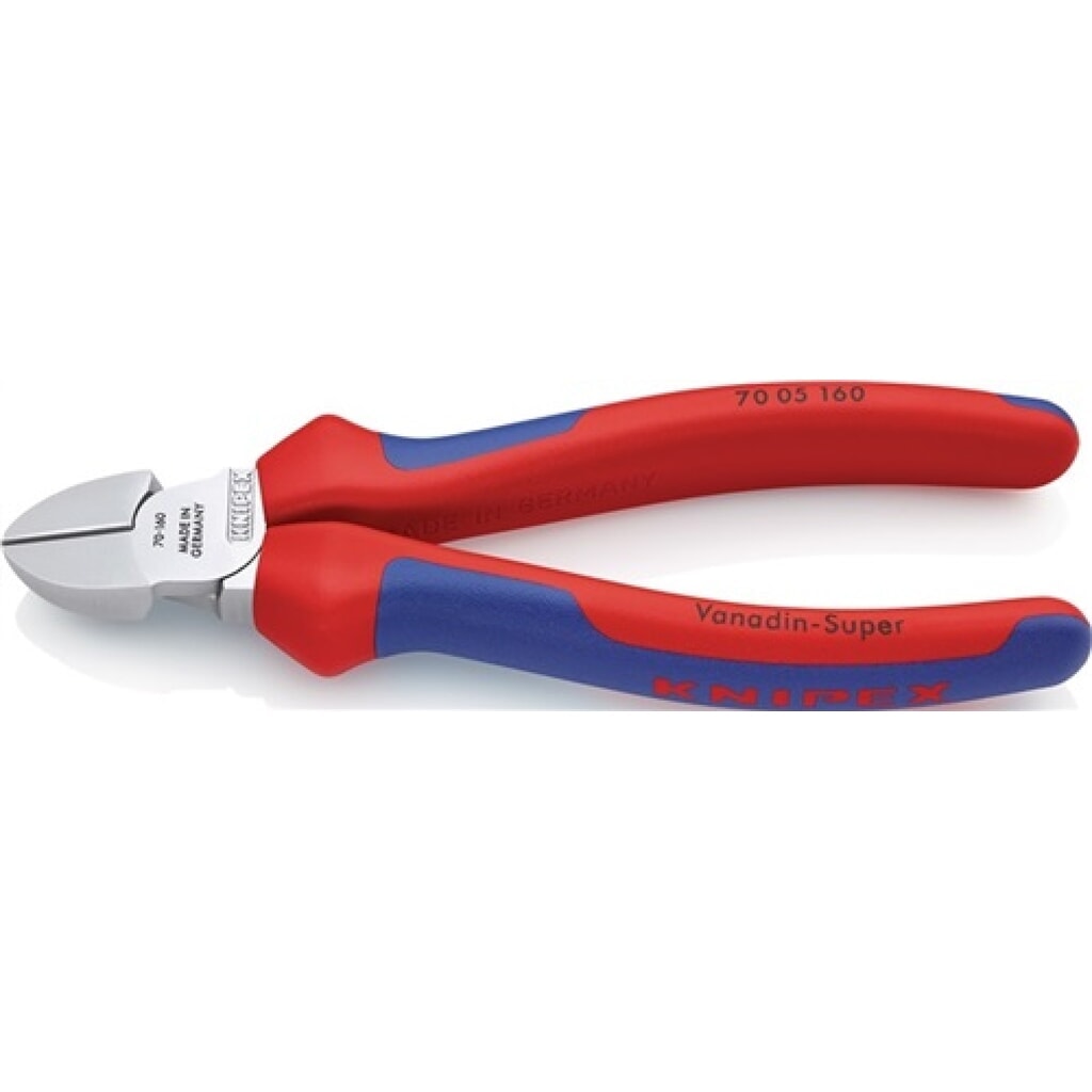 Produktabbildung: Seitenschneider L.125mm Kopf verchr.2K-Hülle KNIPEX