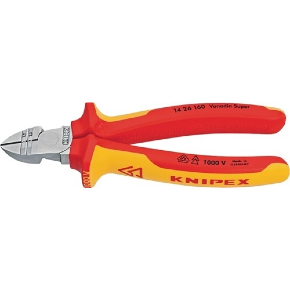 Produktabbildung: Seitenschneider L.160mm z.Abisolieren KNIPEX