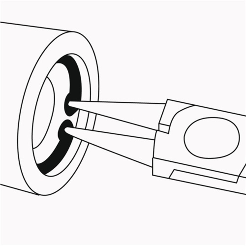 Produktabbildung Nr. 2: Sicherungsringzange J 11 f.Bohrungen D.12-25mm KNIPEX