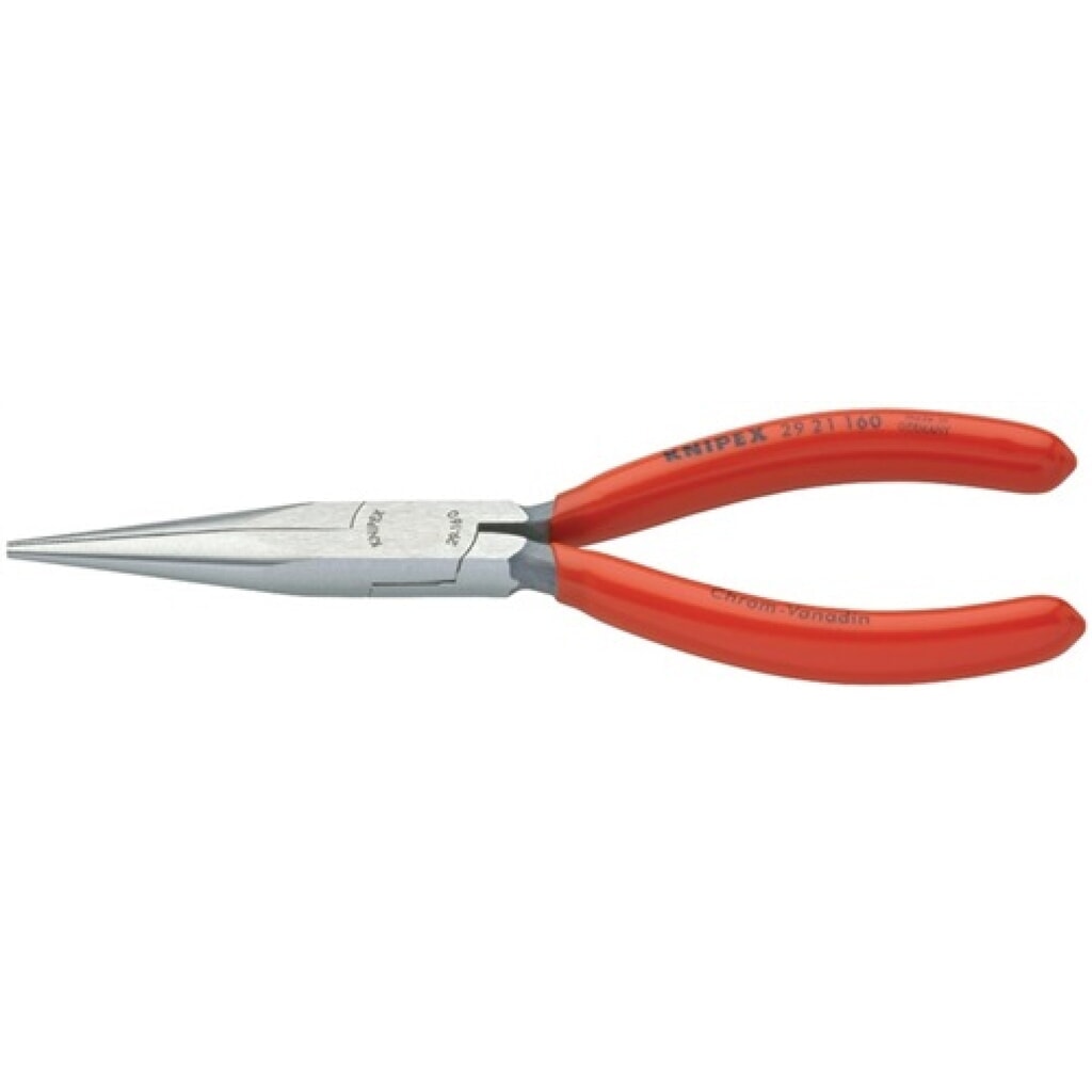 Produktabbildung: Telefonzange DIN ISO 5745 Gesamt-L.160mm pol.Ku.-Überzug flachrund KNIPEX