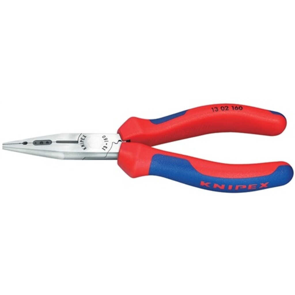 Verdrahtungszange L.160mm 0,5-0,75/1,5/2,5 mm² Ku.-Überzug KNIPEX Produktabbildung: Verdrahtungszange L.160mm 0,5-0,75/1,5/2,5 mm² Ku.-Überzug KNIPEX