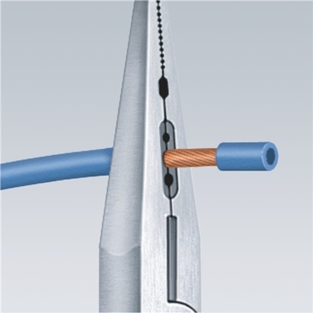 Produktabbildung Nr. 3: Verdrahtungszange L.160mm 0,5-0,75/1,5/2,5 mm² pol.2K-Hülle KNIPEX