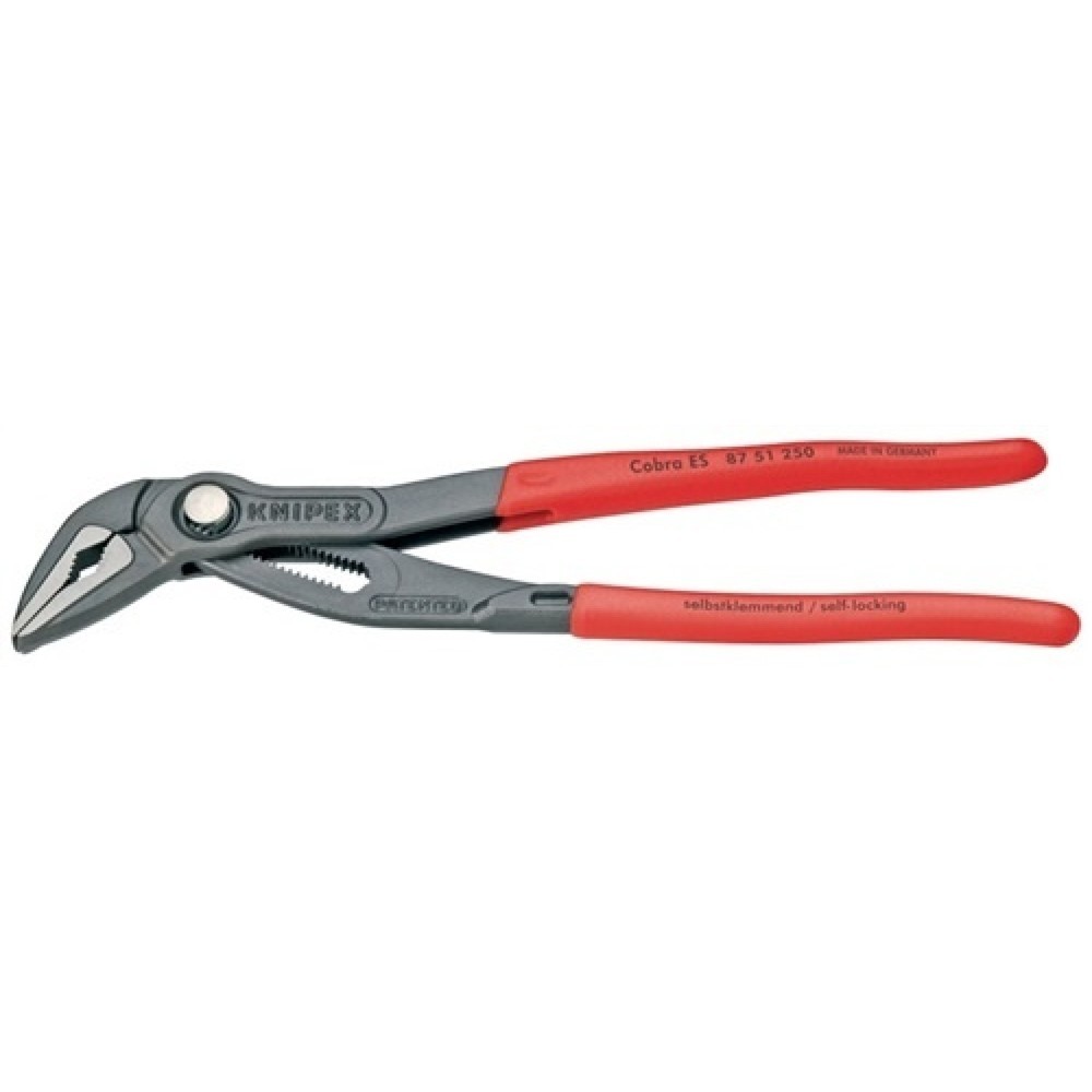 Produktabbildung: Wasserpumpenzange CV. Cobra ES L.250mm KNIPEX Spann-W.42mm