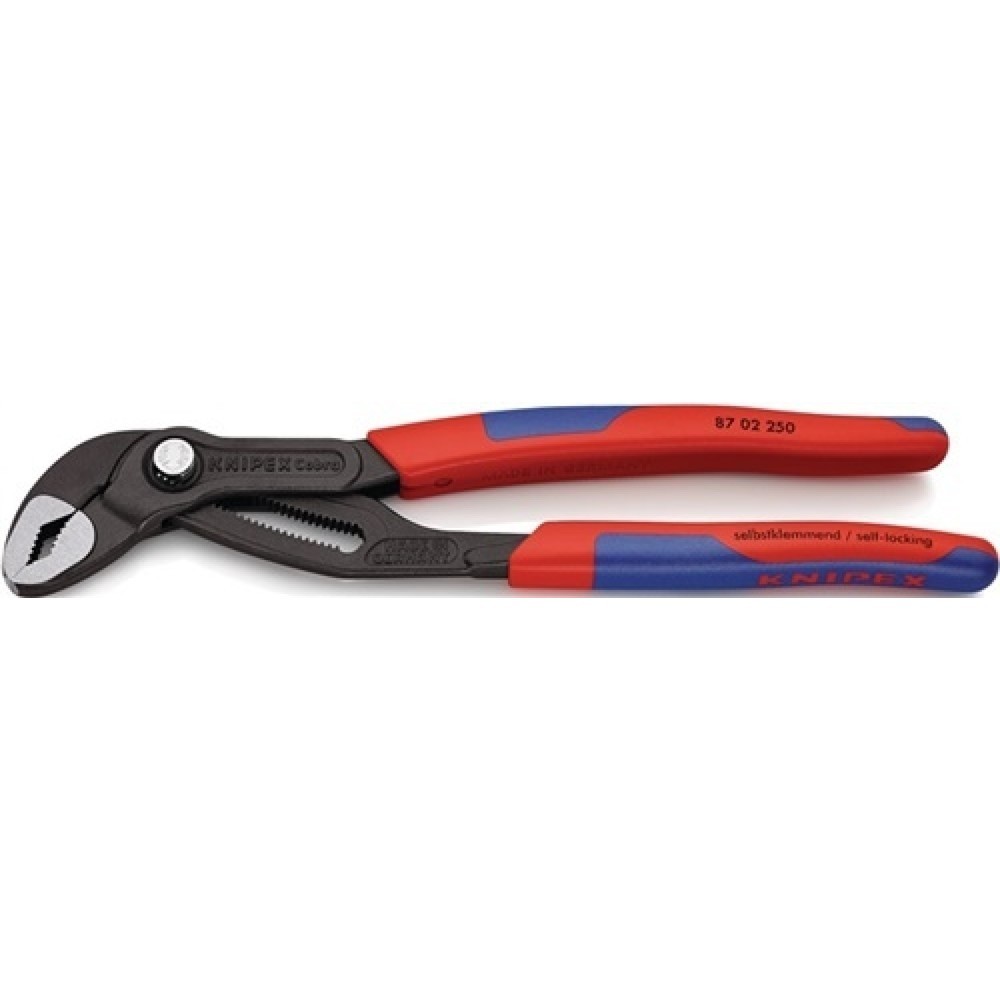 Produktabbildung: Wasserpumpenzange Cobra DIN ISO8976 L250mm Spann-W.46mm gr. atram. Knipex