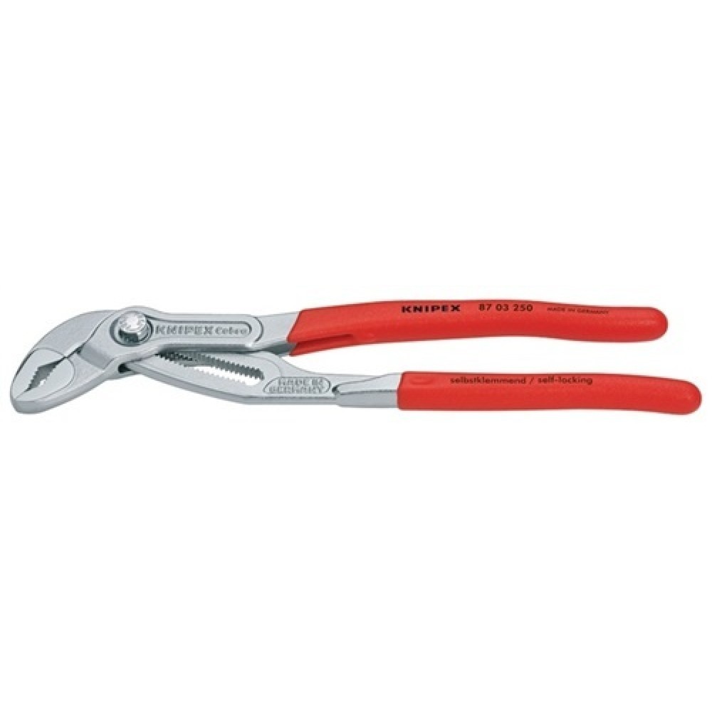 Produktabbildung: Wasserpumpenzange Cobra DIN ISO 8976 L.180mm Spann-W.36mm verchromt Knipex