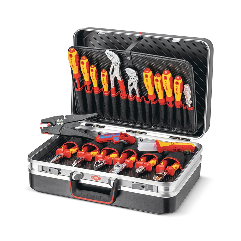 Produktabbildung: KNIPEX Werkzeugkoffer Elektro, 20-teilig