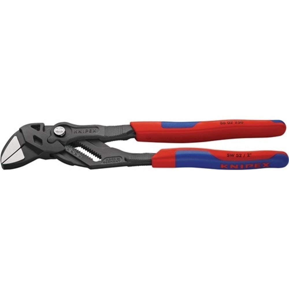 Produktabbildung: Zangenschlüssel DIN ISO 5743 L.250mm Spann-W.46mm schwarz atram.2K-Hülle KNIPEX