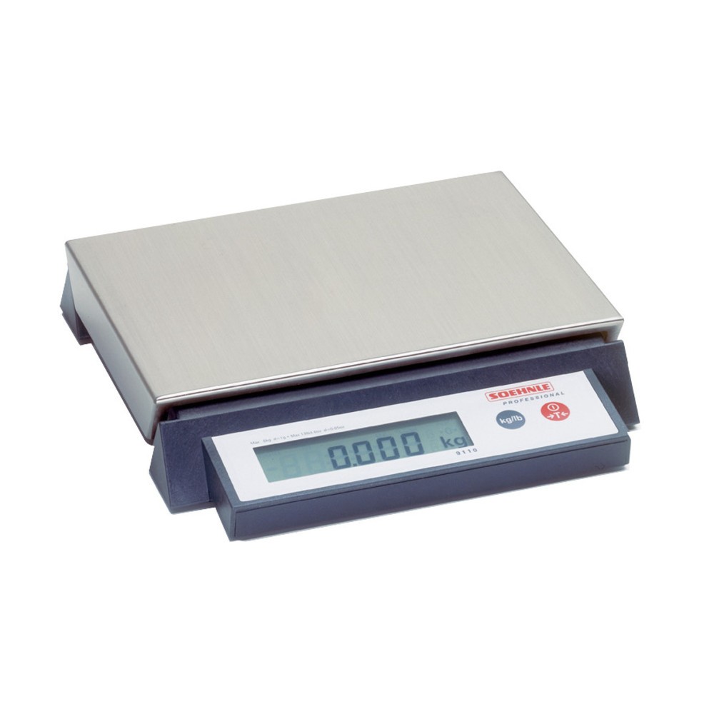 Produktabbildung: Kompaktwaage SOEHNLE, BxT 295 x 210 mm, Wägebereich max. 12 kg