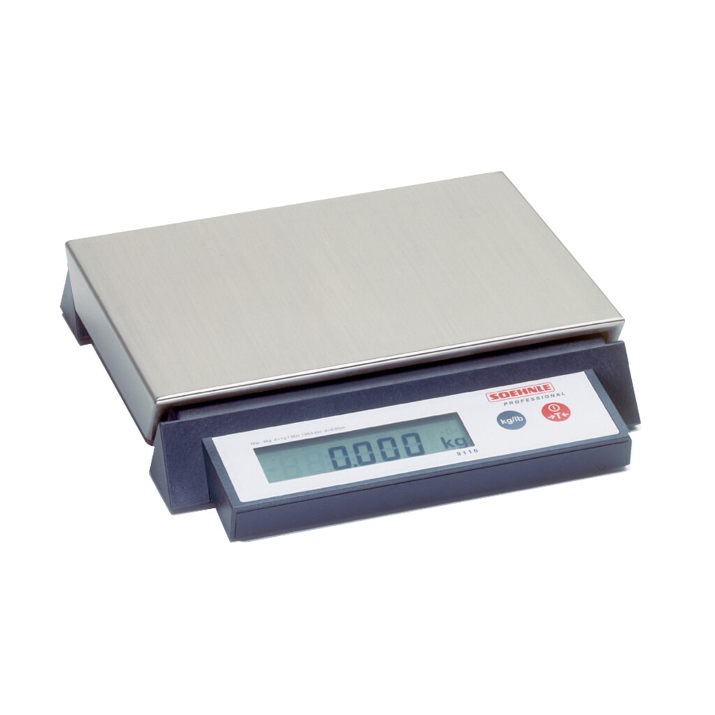 Produktabbildung: Kompaktwaage SOEHNLE, BxT 295 x 210 mm, Wägebereich max. 6 kg