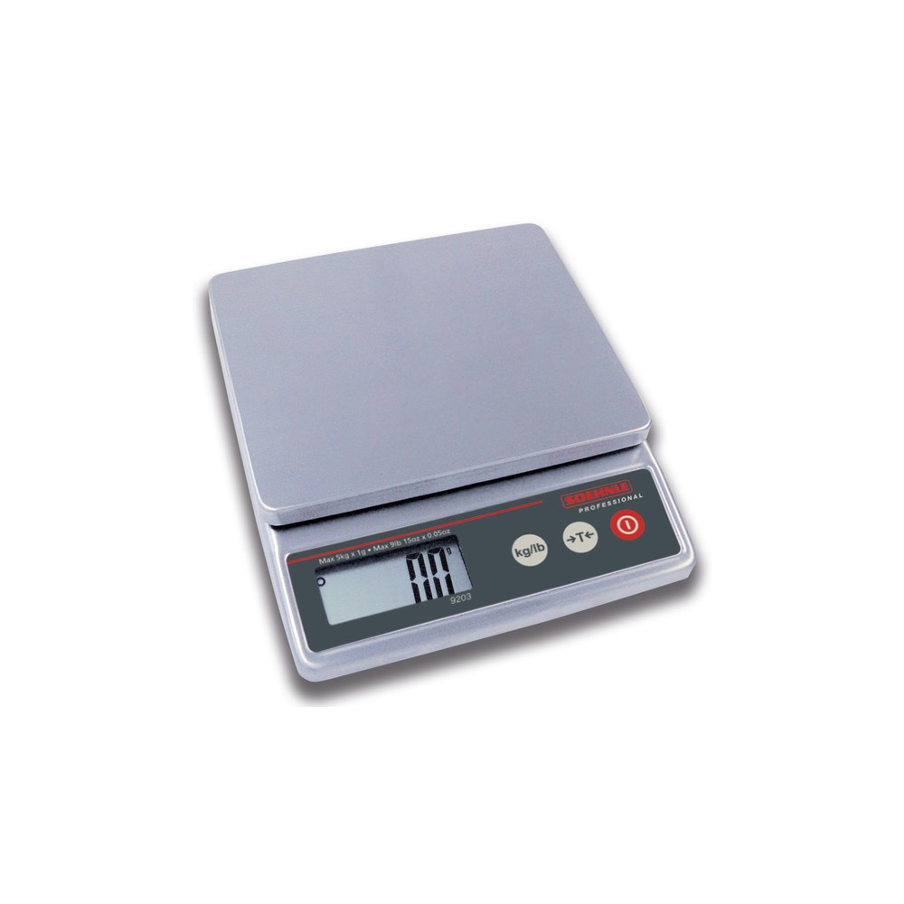 Produktabbildung: Kompaktwaage SOEHNLE für nicht eichpflichtige Wägungen, Wägebereich max. 5 kg