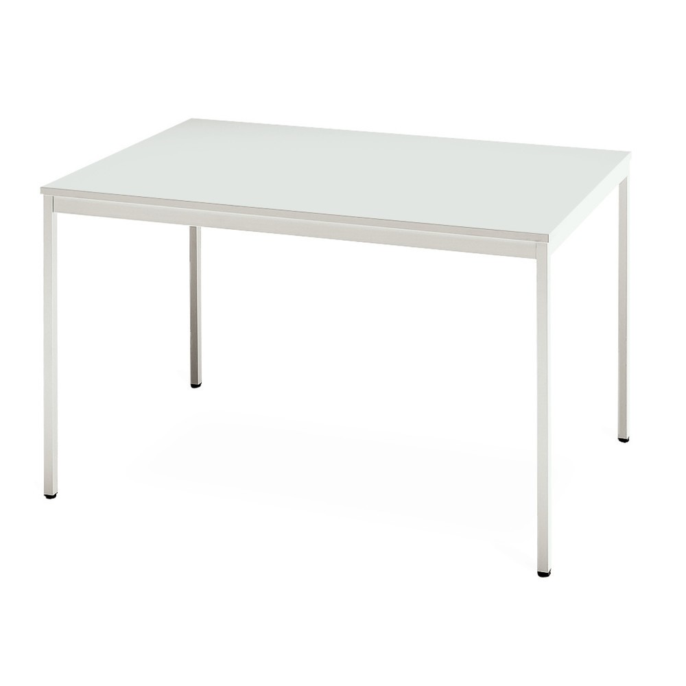 Produktabbildung: Hammerbacher Konferenztisch Klassik, Quadratrohr, BxT 1.600 x 800 mm, Buche