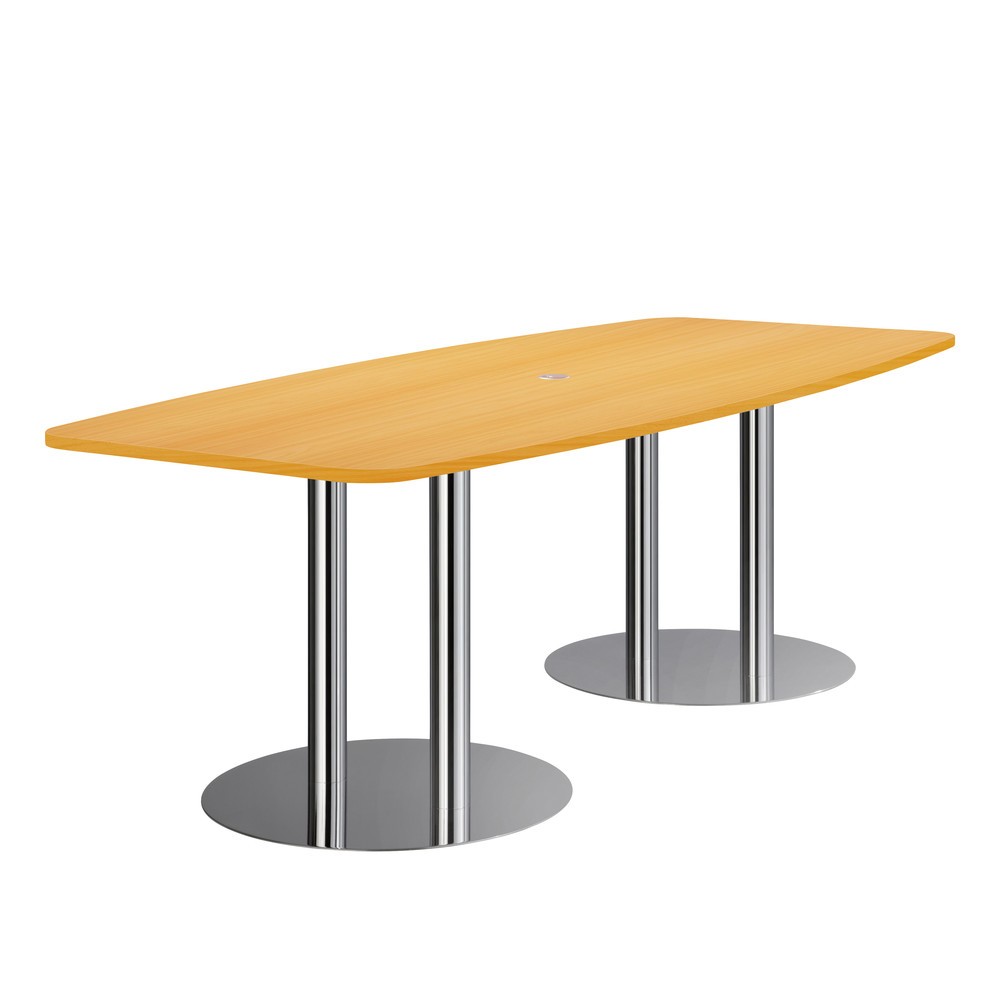 Produktabbildung Nr. 6: Konferenztisch Meeting, BxT 2.200 x 1.050 mm, Buche