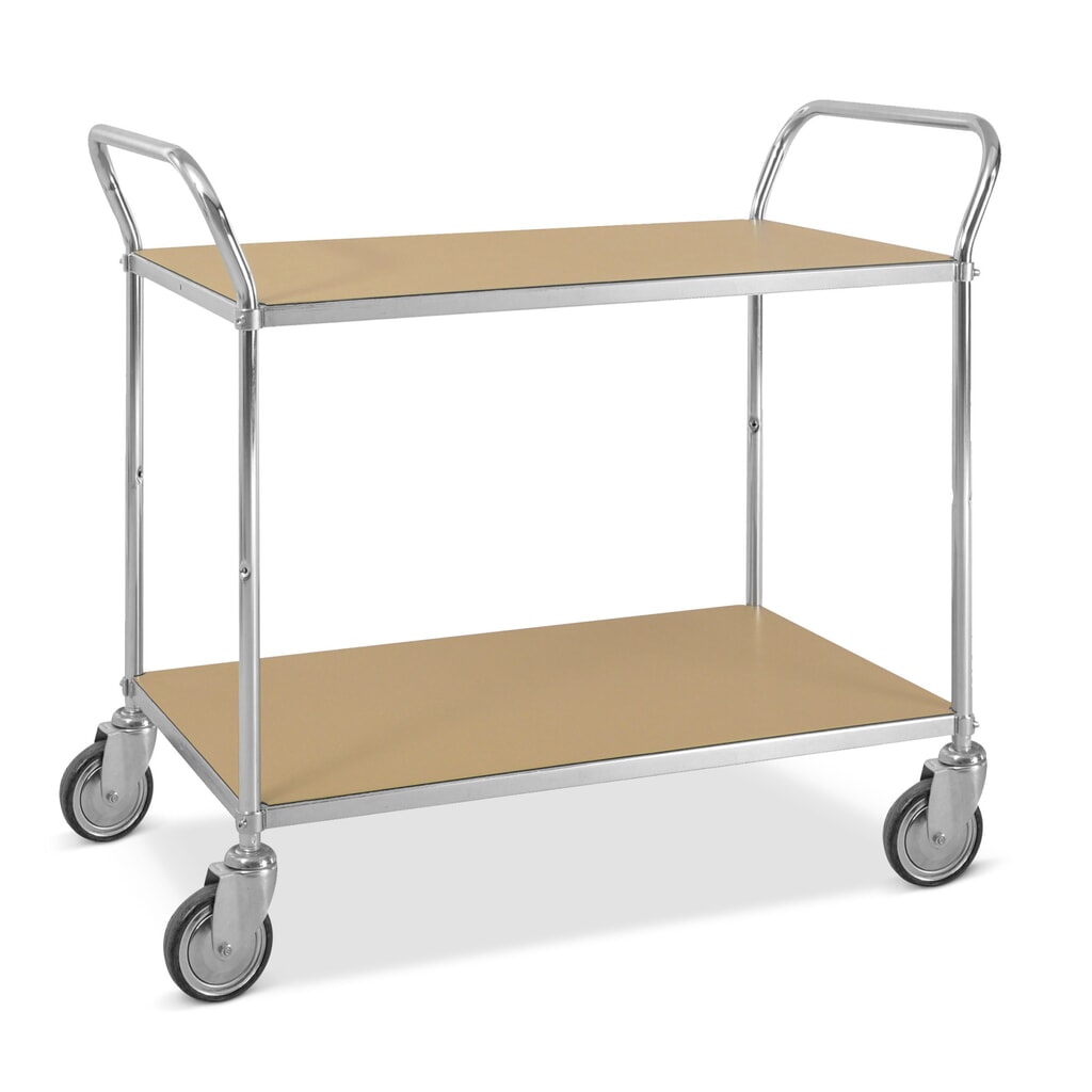 Kongamek ESD-Etagenwagen, Bügelhöhe 940 mm, 2 Böden à 940 x 540 mm Produktabbildung: Kongamek ESD-Etagenwagen, Bügelhöhe 940 mm, 2 Böden à 940 x 540 mm