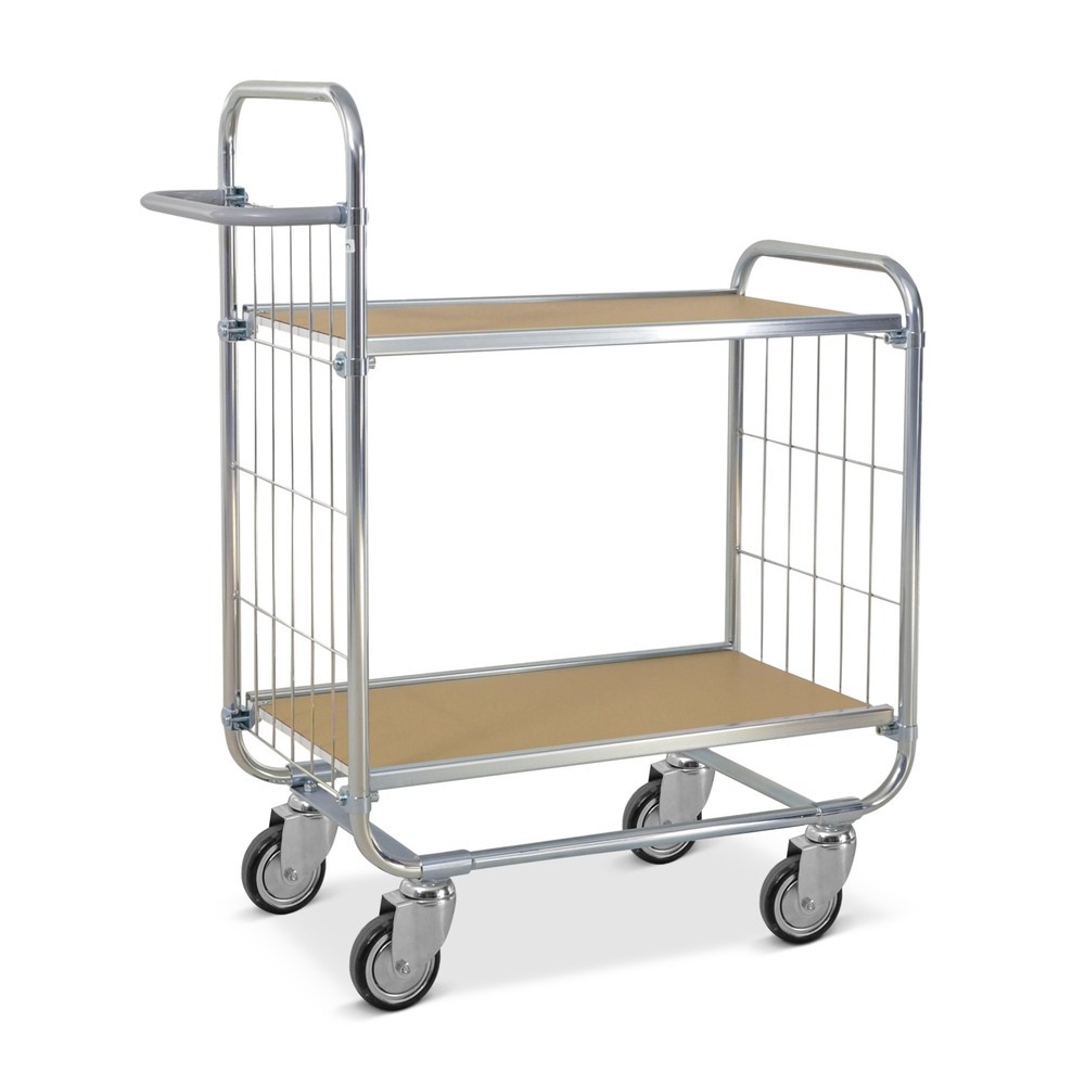 Produktabbildung: Kongamek ESD-Etagenwagen, flexibel, 2 Etagen à 620 x 425 mm