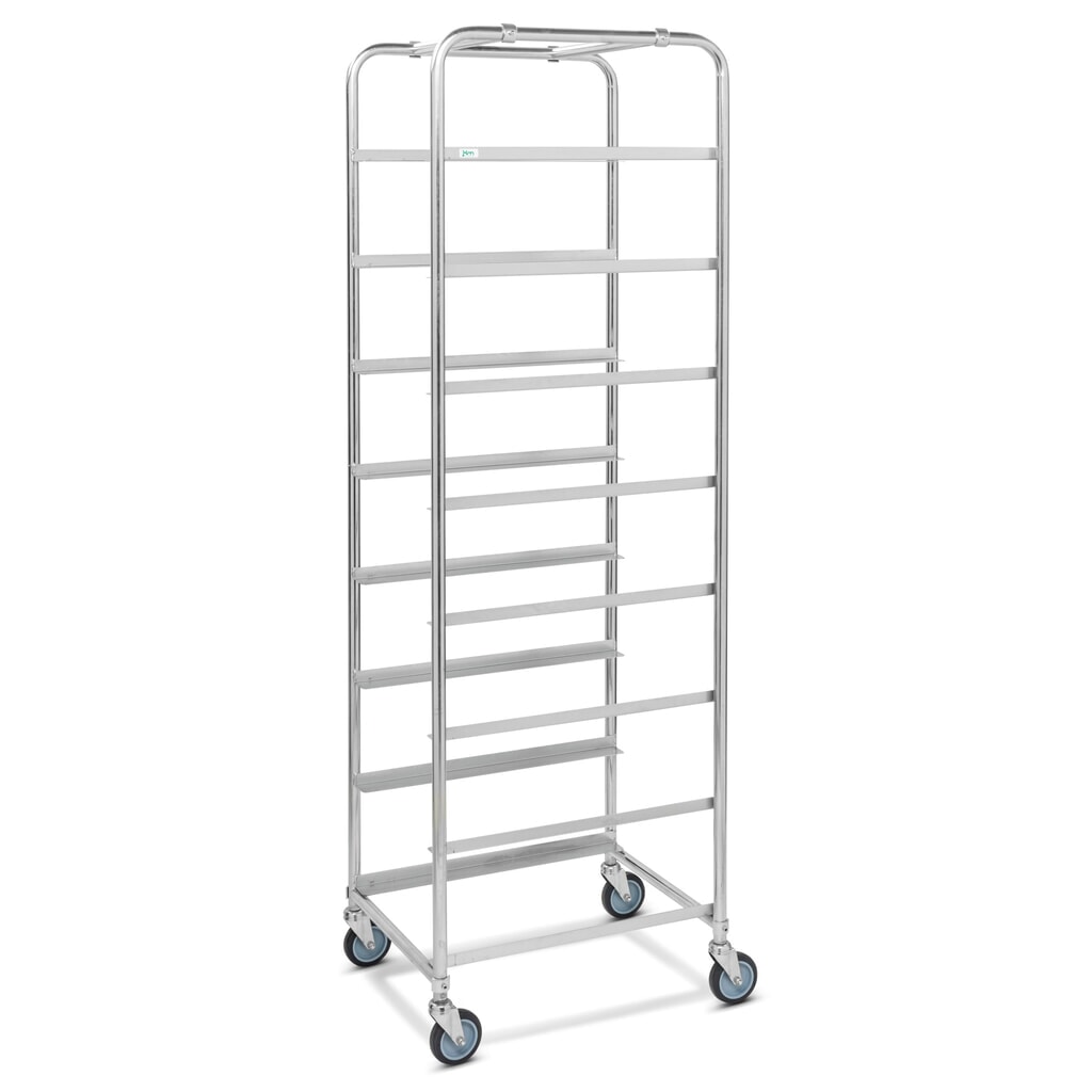Produktabbildung: Kongamek Hordenwagen für Eurokästen, gerade Auflagen, Abstand 210 mm