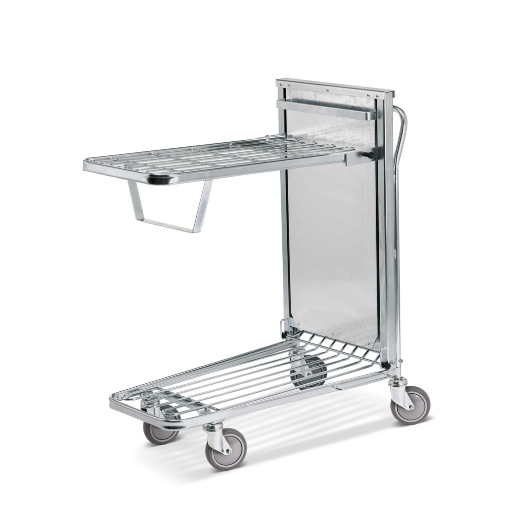 Kongamek Lager- und Transportwagen, klappbarer Boden mit Federmechanismus, Ladefläche BxT 397 x 790 mm Produktabbildung: Kongamek Lager- und Transportwagen, klappbarer Boden mit Federmechanismus, Ladefläche BxT 397 x 790 mm