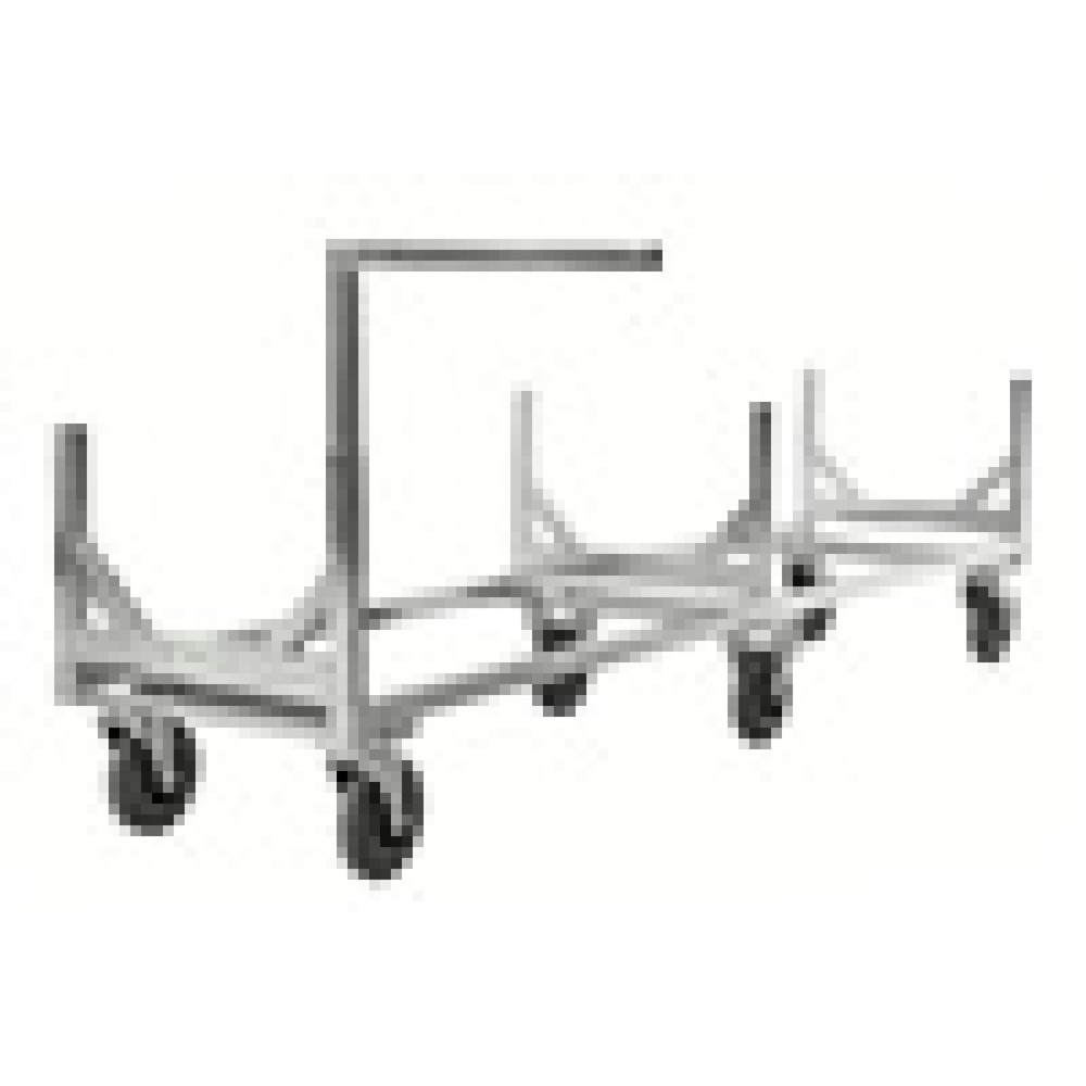 Produktabbildung: Kongamek Langmaterialwagen, verzinkt, Tragkraft 800 kg, HxBxT 700 x 608 x 2.800 mm