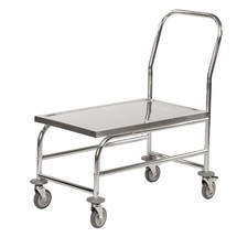 Plattformwagen aus Edelstahl