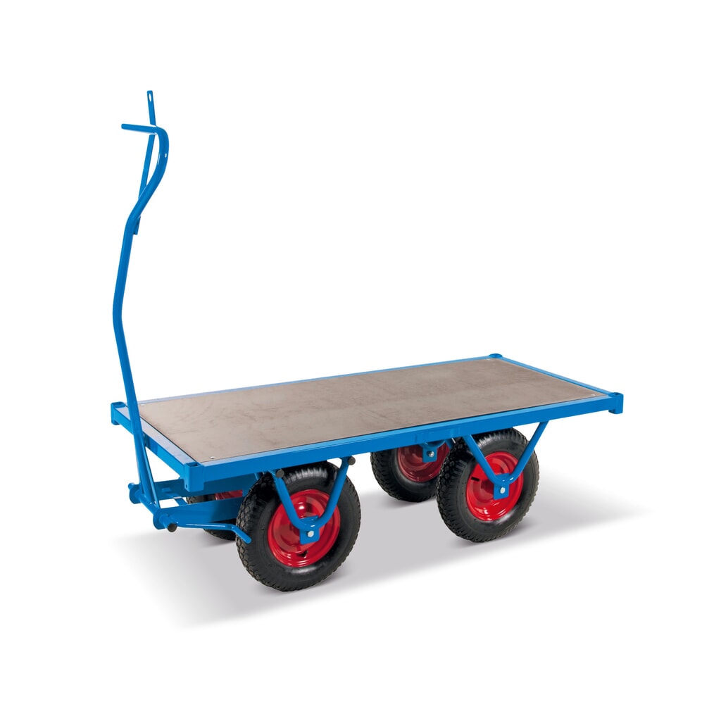 Produktabbildung: Kongamek Schwerer Handpritschenwagen mit planer Ladefläche, BxT 700 x 1.500 mm