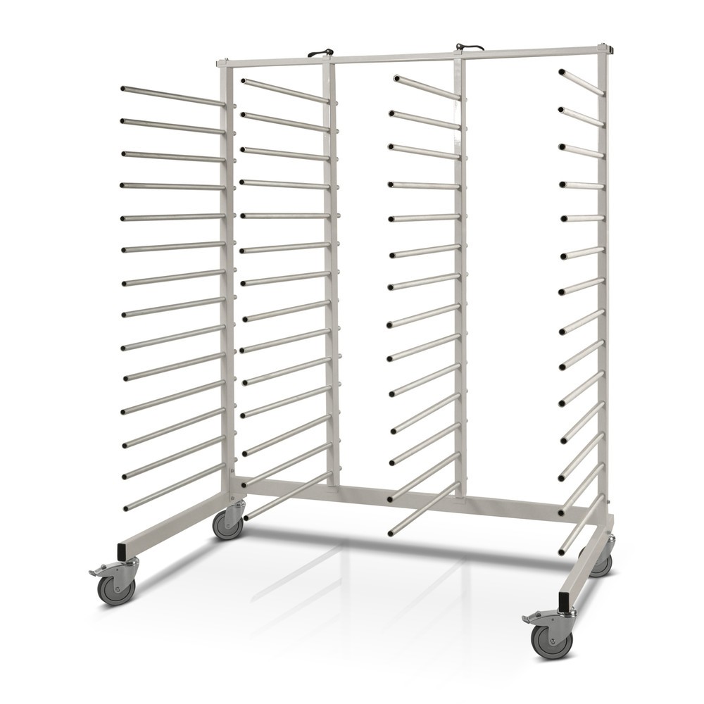 Produktabbildung: Kongamek Tragarmwagen, lackiert, 4 x 14 verzinkte Tragarme, Tragkraft 300 kg