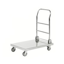 Produktabbildung Nr. 1: Kongamek Transportwagen, komplett Edelstahl 18/0, Ladefläche BxT 520 x 825 mm